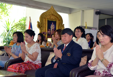 โครงการ สืบสานประเพณีไทย รดน้ำขอพร ทำบุญเพื่อเป็นสิริมงคล เนื่องในเทศกาลประเพณีวันสงกรานต์ 2561