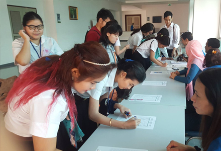 โครงทดสอบความรู้ภาษาอังกฤษสำหรับนักศึกษาปริญญาตรีชั้นปีสุดท้ายฯ ครั้งที่ 2