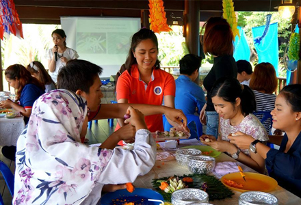 โครงการศิลปะแกะสลักผักผลไม้